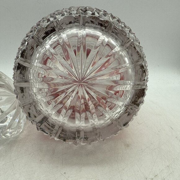Red Ruby Bohemian Decanter with Stopper Vintage - Picture 10 of 12